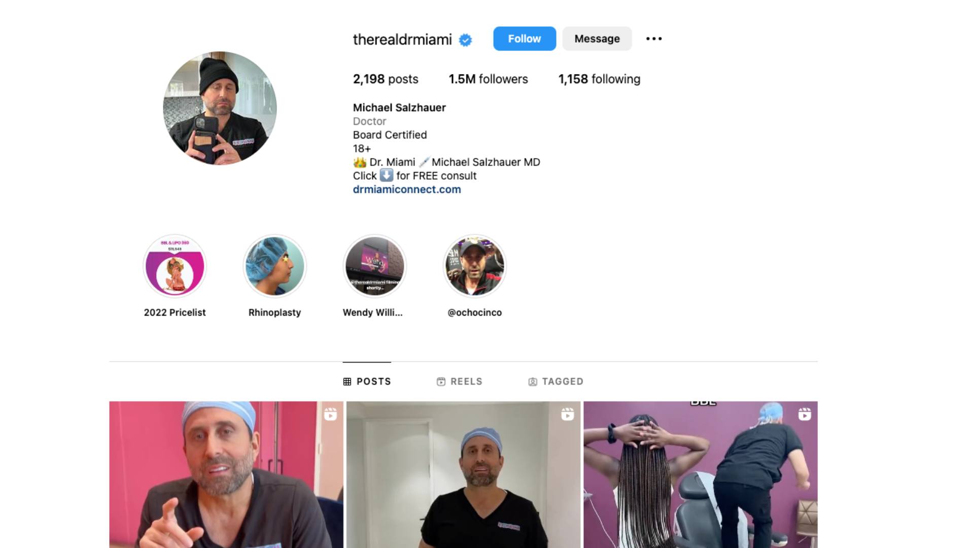 Dr Miami Social Media